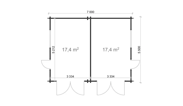 Garāža 7x5,5