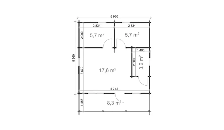 Louise 6x6 58mm